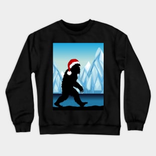 Bigfoot Santa Northpole Crewneck Sweatshirt